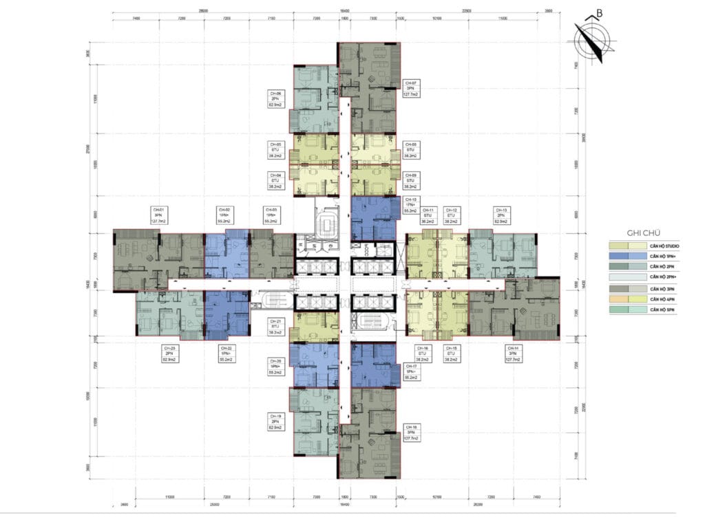 Mat bang tang toa Alumi 1 2 tang4 19 va22 37
