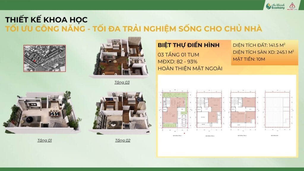 thiet ke biet thu an khanh economy 1 1 | BĐS THẾ GIỚI thiet ke biet thu an khanh economy 1 1