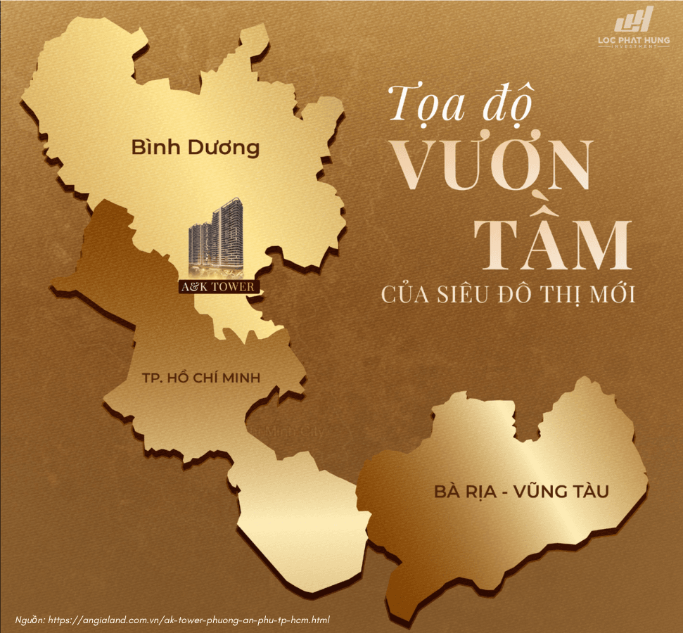 A K TOWER toa do vuon tam
