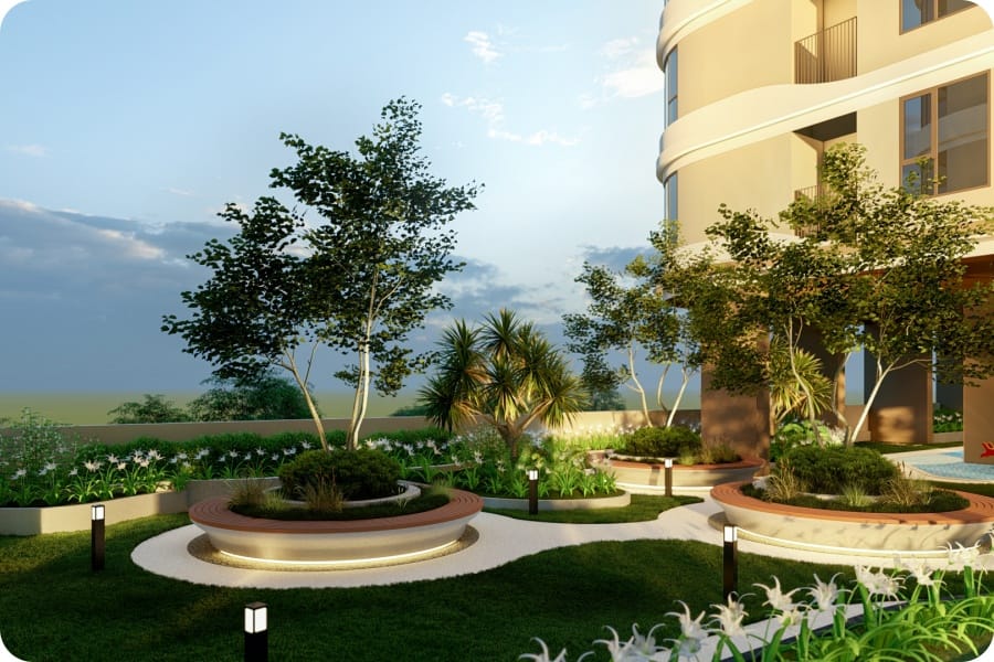cay xanh ak tower