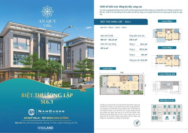 mat bang 4 biet thu an quy villas