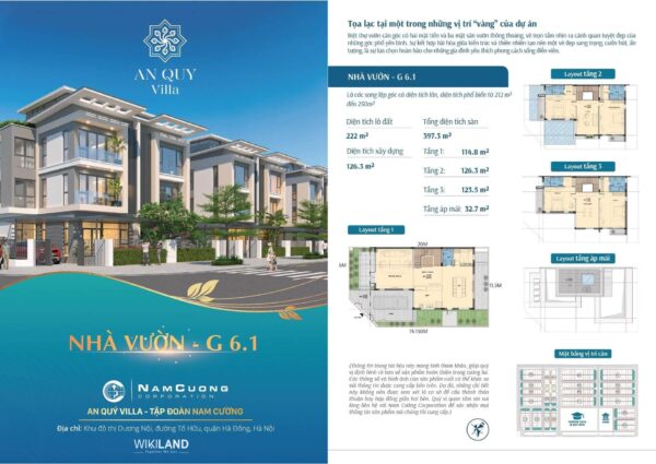 mat bang 5 biet thu an quy villas