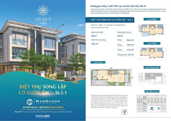 mat bang biet thu an quy villas
