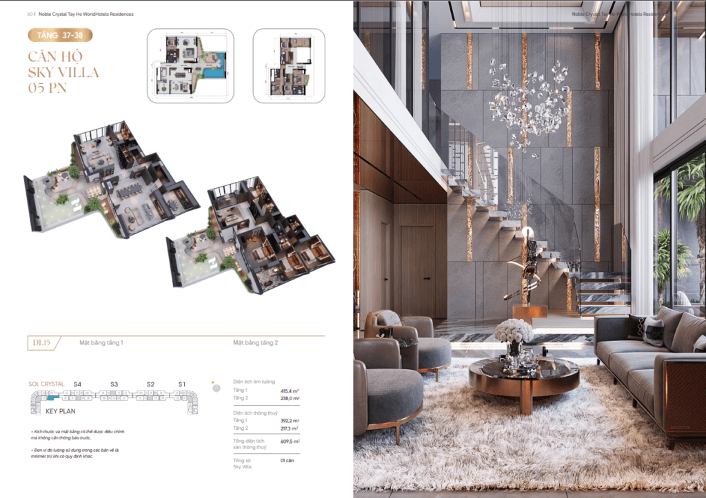 mat bang can sky villa penhouse noble crystal tay ho 3
