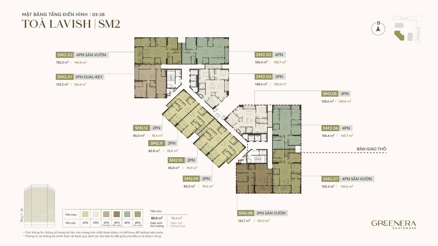 mat bang tang 3 28 toa lavish du an greenera southmark 486 ngoc hoi