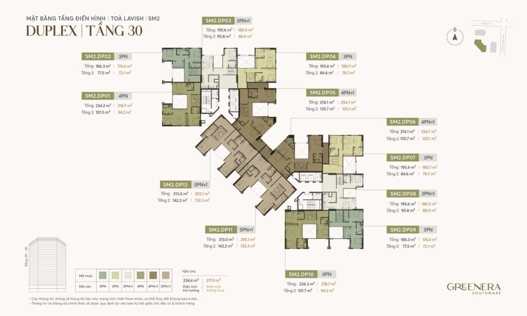 mat bang tang 30 toa lavish du an greenera southmark 486 ngoc hoi