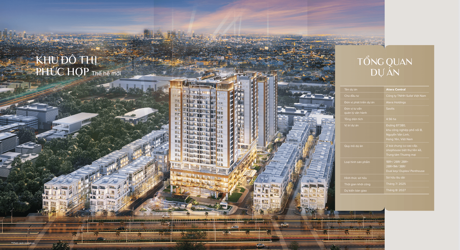 Dự án ATERA CENTRAL Hưng Yên