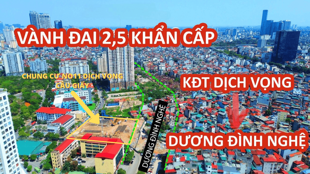 vanh dai 2 5 tang toc no11 dich vong cau giay