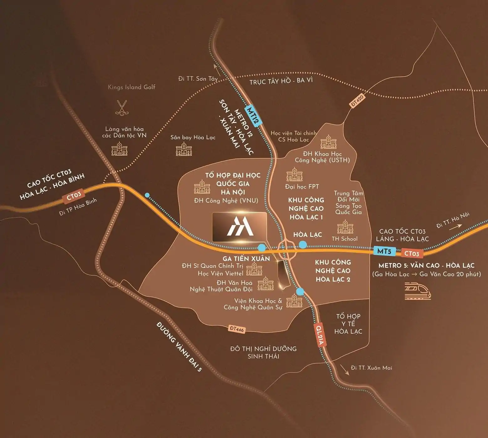 vi tri hoa lac metro city