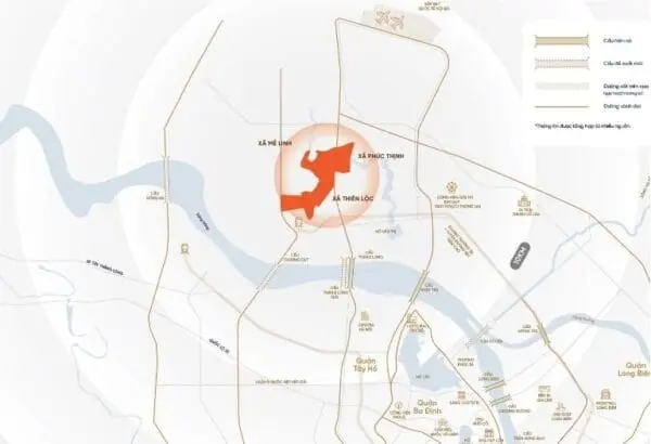 vi tri Bac thang long urban city