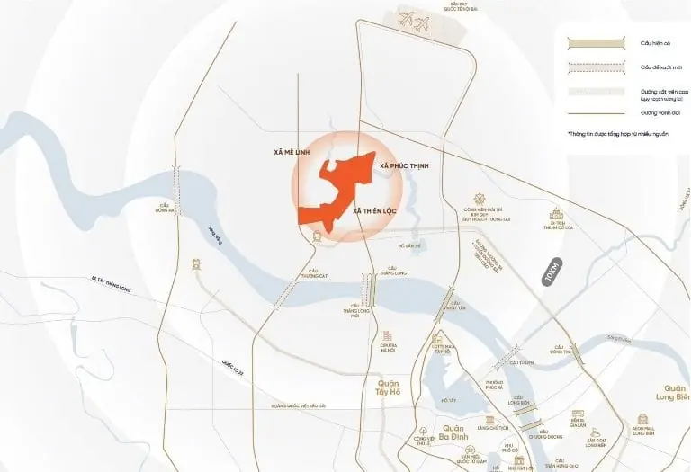 vi tri Bac thang long urban city