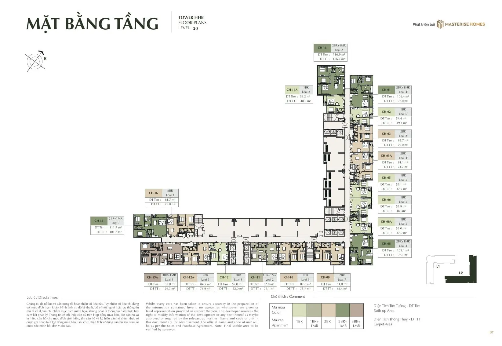 mat bang toa l2 tang 20 lumiere hanoi seasons garden