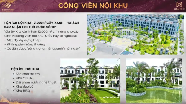 tien ich cong vien gia by kita